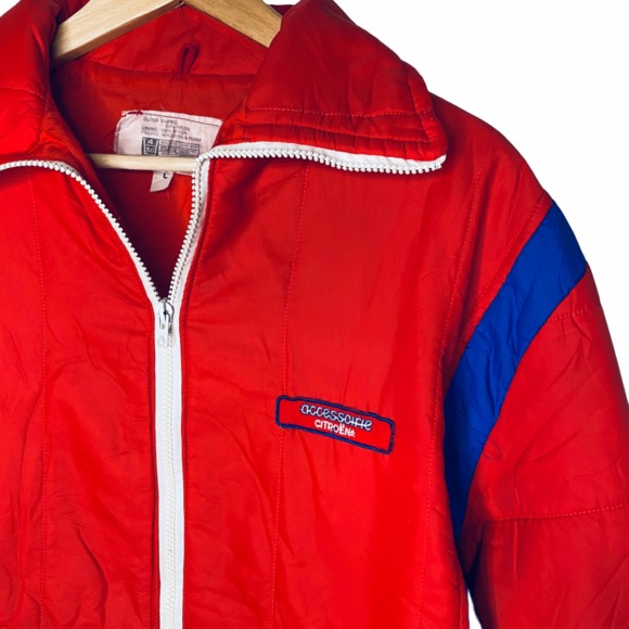 Vintage Other - Vintage Citroen French Car Rally Nylon Jacket